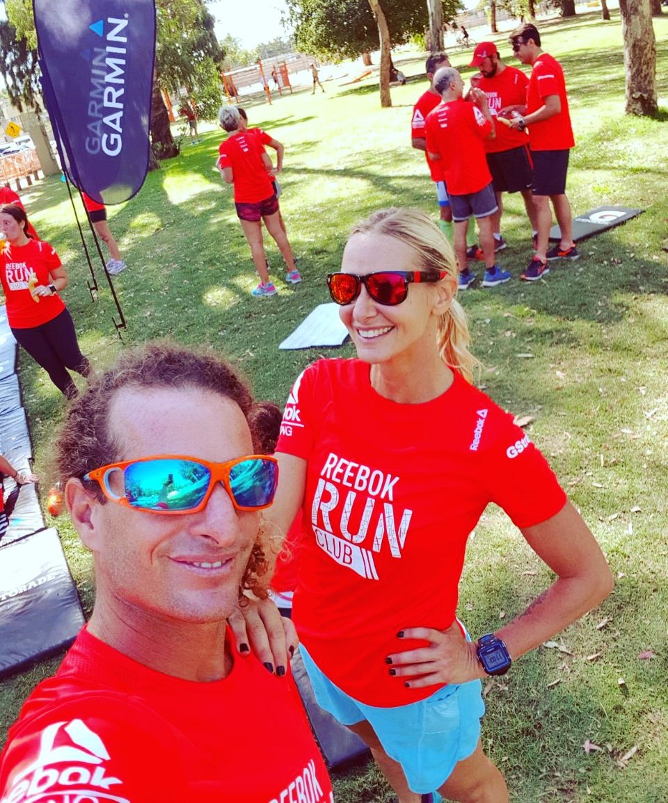 carlitacz's tweet photo. Entrenando duro con #gabyszkolnik y el #GSTraining #mtb #bike #bici #Running #pasión ❤ 🚴♂️💚🏃♀️💙 #desafiatuslimites @OptitechOficial #ReebokRunClub https://t.co/VgnYzLhdp8