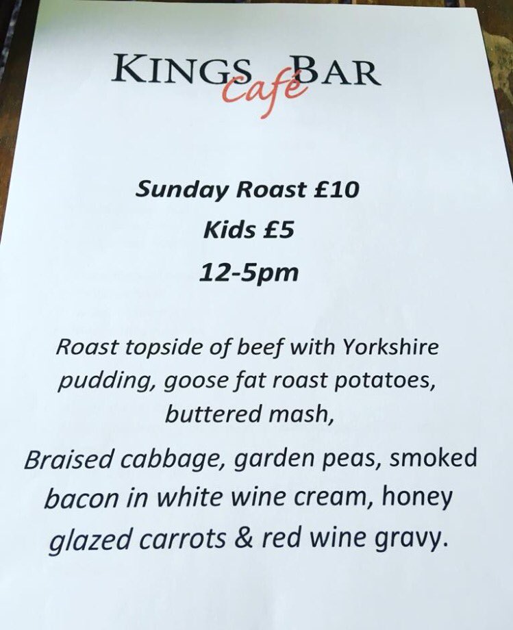 #sundaylunch 12-3 and 12-5 <a href="/CheshireTap/">Cheshire Tap</a>