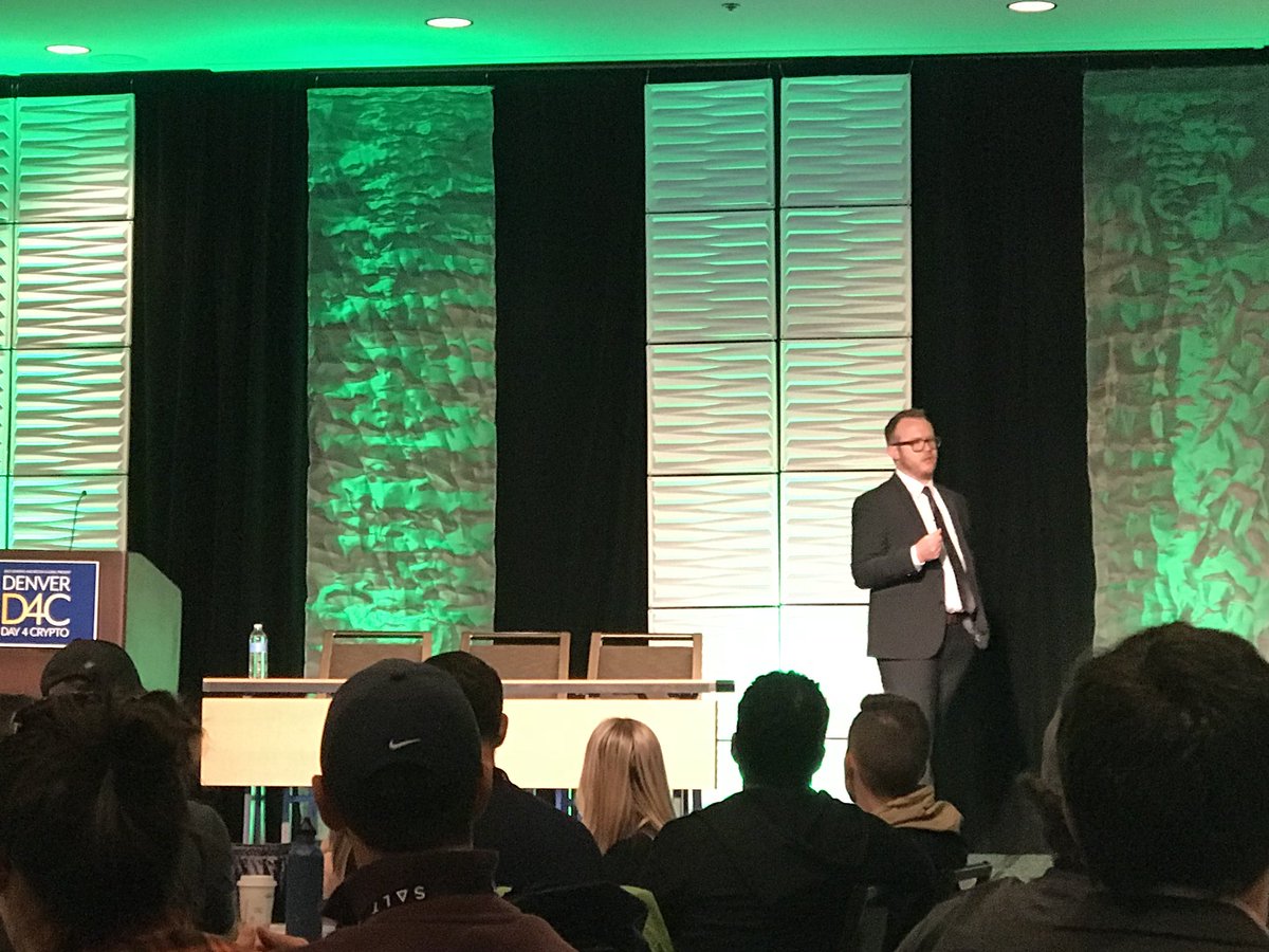 GraceTorrellas's tweet photo. #denverday4crypto intro and keynote by @calebslade @SaltLending https://t.co/yw3JlAgKMj