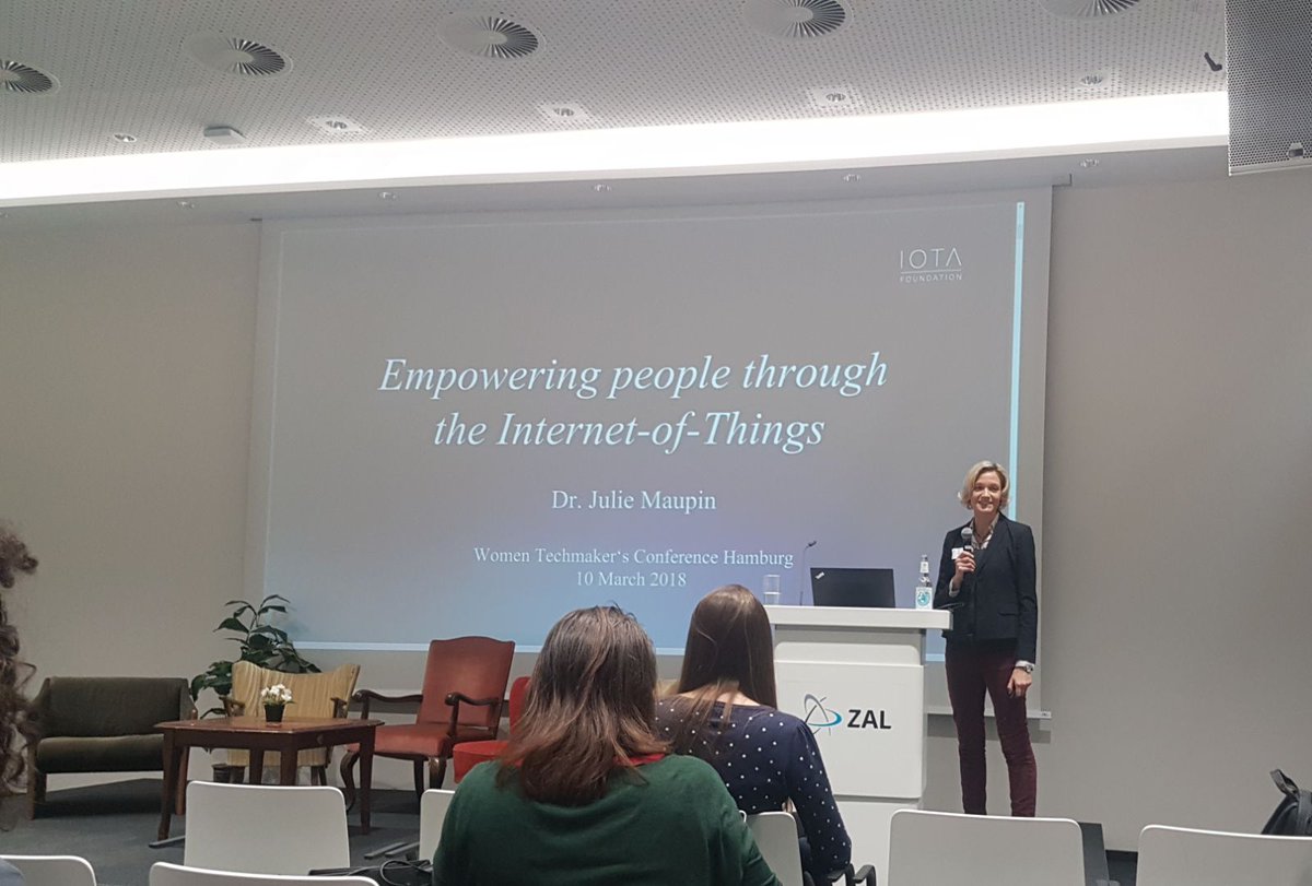 SBC2009's tweet photo. "As people, we care about connecting, desintermediation is more about human rights ";  @juliemaupin from @iotatoken. An incredible woman! @RisingThinkTech @EmilieRaffo https://t.co/5BI5LkdRvY