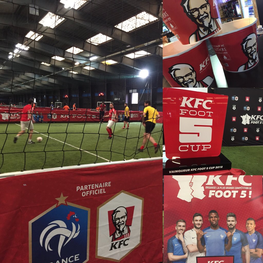 BGarot's tweet photo. Après 18 étapes partout en France, la grande Finale de la KFC Foot 5 Cup est en cours ! Qui rejoindra l’équipe de France à Clairefontaine pour un entraînement VIP ??? 😱😎  #football #sportplusconseil #sportbiz https://t.co/bC3YUR1TBR