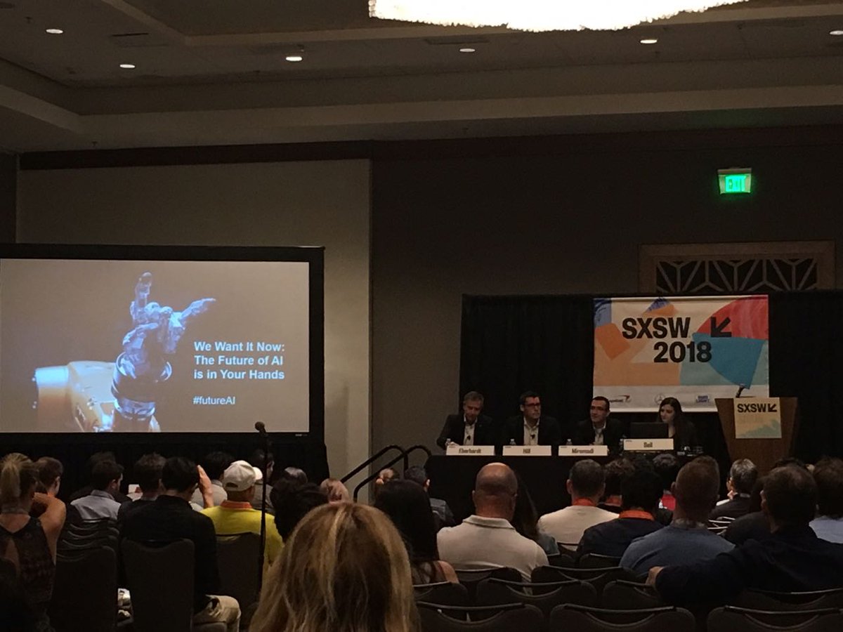kriscroes's tweet photo. Future of AI panel: AI expected to add more than 1% to annual GDP growth, exceeding growth experienced during steam engine (0.6%) and internet (0.8%) revolution. @sxsw @mashable @adidas @McKinsey #futureAI #SXSW2018 #AustinTX #ArtificialIntelligence https://t.co/OBIIOU64pN