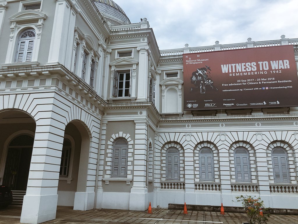 joaorosamiranda's tweet photo. Eye-catching exhibition shares compelling stories of Singaporean survivors from WWII. #WitnessToWar @natmuseum_sg is a must for history lovers https://t.co/mgiuZTbEjK