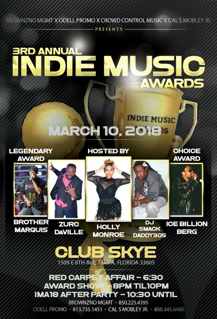 Bullseye_Live's tweet photo. Weβre At @ClubSkye TONIGHT For The 3rd Annual #IndieMusicAwards @Bullseye_Live @AjaLorraine @Prophit813 #AyeJ & Many More Are Nominated! Yβall Pop Out! Itβs A #Celebration #IMA18 #IMAnominee #ClubSkye #FL #TampaWillWin #BullseyeLive #MackMenEnt #AjaLorraine #TeamProphit #BetThat https://t.co/74kcFropyB