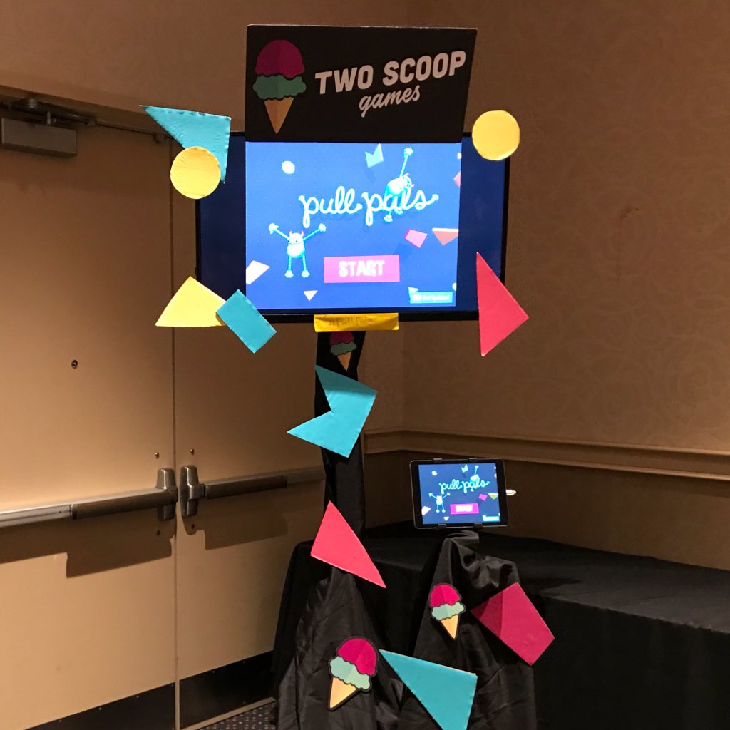 TwoScoopGames's tweet photo. Come try #PullPals today only at @lex_con in the Gaming Room! #LCTC2018 #indiegames https://t.co/i83F6C0KNU