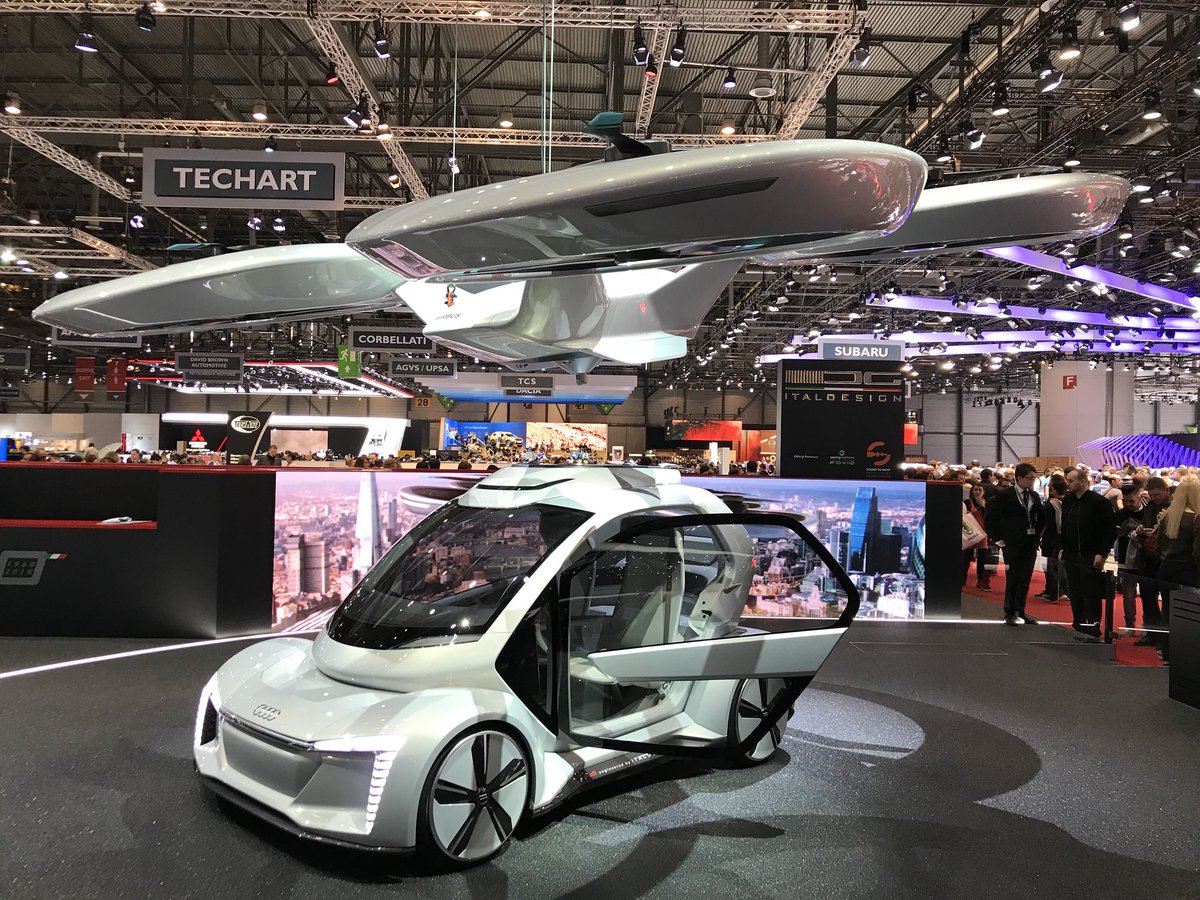 #drones get real #autosalon