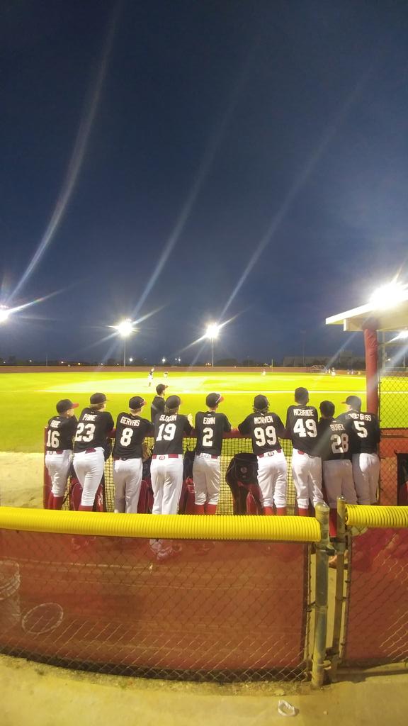 Ontario_Reds's tweet photo. So it begins.1st game under the lights #floridaspringtraining @VisitStLucie @fortpierce  @lehr997 @SLanders_Fenn https://t.co/dkAvuSYC3n