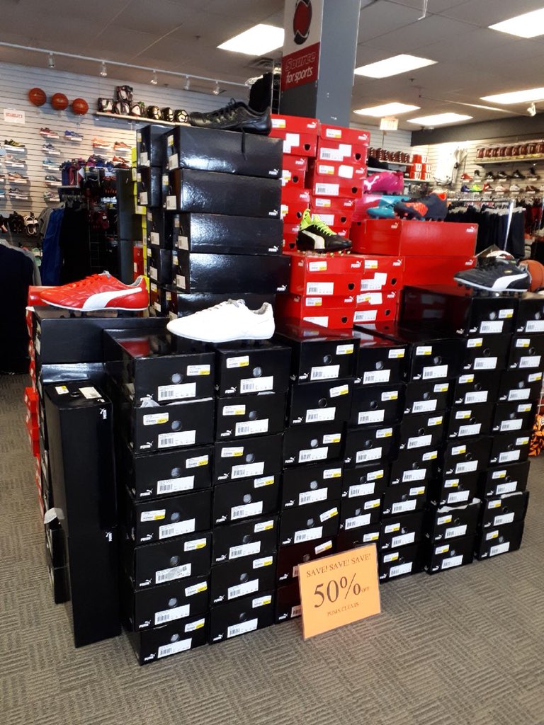 barrhavensource's tweet photo. Come check out our amazing deal on these new puma cleats! 50% off the original price. We have both youth and adult! https://t.co/iZwPgRvVlc