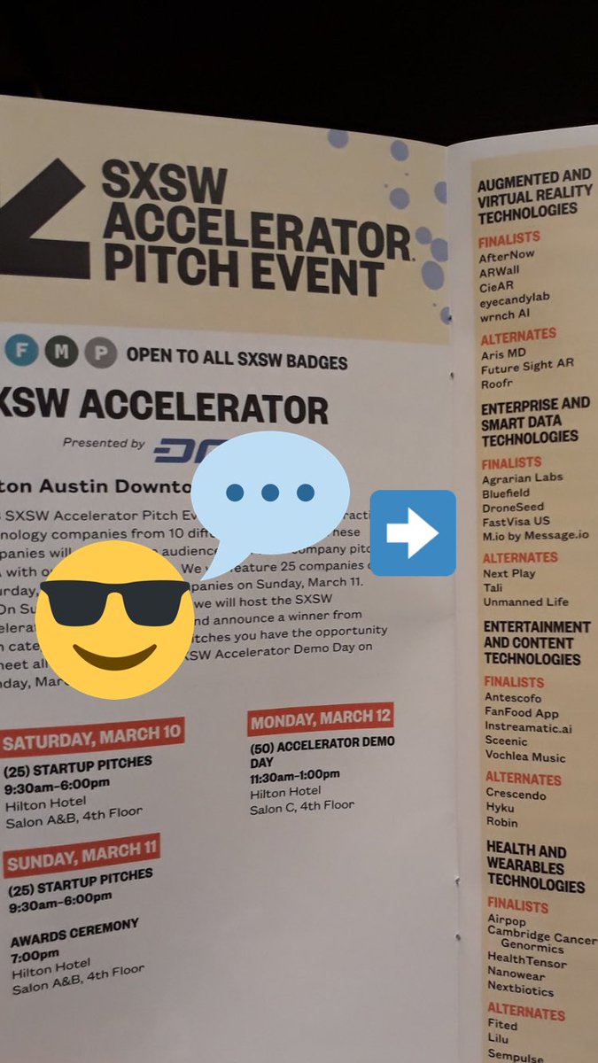 joinMio's tweet photo. Countdown to our pitch in Enterprise &amp; Smart Data Technology category in #SXSW18 Accelerator. See us at 12:30 pm in Hilton Austin, Salon AB. https://t.co/8RNPmUiixB