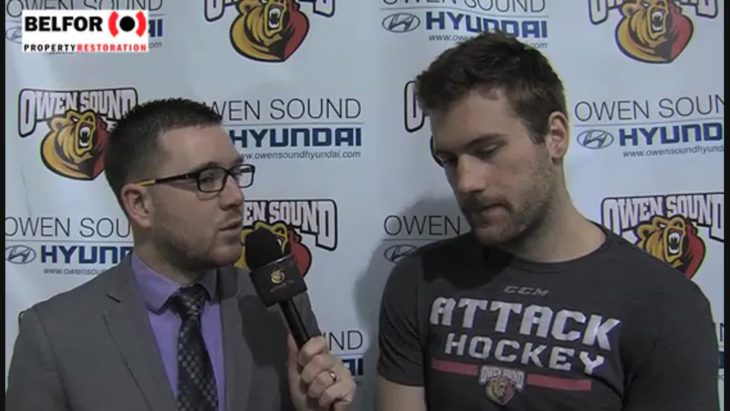 AttackOHL's tweet photo. WATCH: Recently named the Attack's Huron Tractor Supply Player of the Week, Jonah Gadjovich previews Saturday night's game against the Saginaw Spirit with #AttackTV.
https://t.co/Ok3P8aGroD https://t.co/JT1mLUbLo9