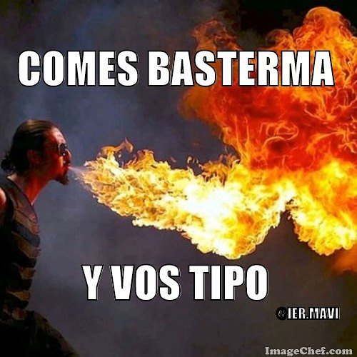 iermavilian's tweet photo. Si no comes basterma, sacate el IAN
#basterma #fuego #chemen #Armenians https://t.co/n0JnckJjHq