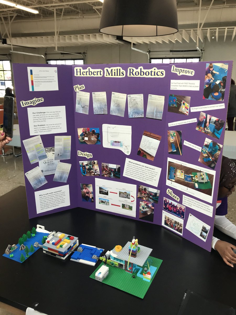 MissMcMannis's tweet photo. The #HMRobotics girls were prepared with a great display for their presentation. We are so proud of them! ππ€
@MrsForino @mrsmeweeks @firstlegoleague @pastfoundation https://t.co/wDqyvqnRIt