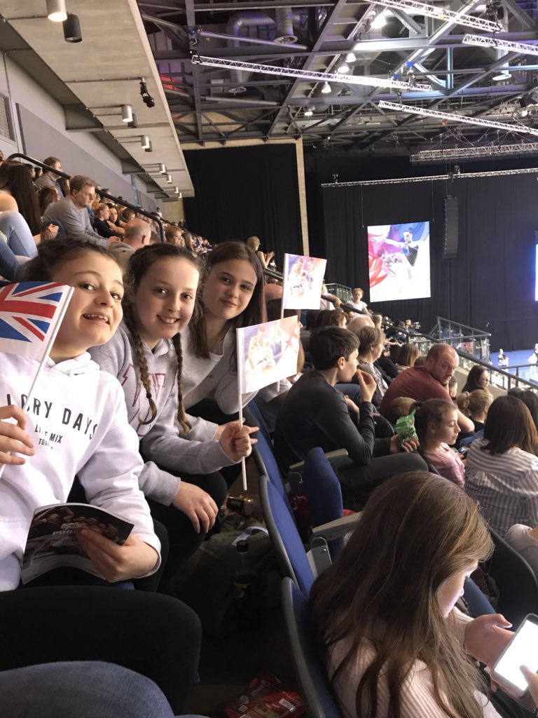 xbeckymcx's tweet photo. The girls are loving the championships! #2018British https://t.co/laU2pbMyIB