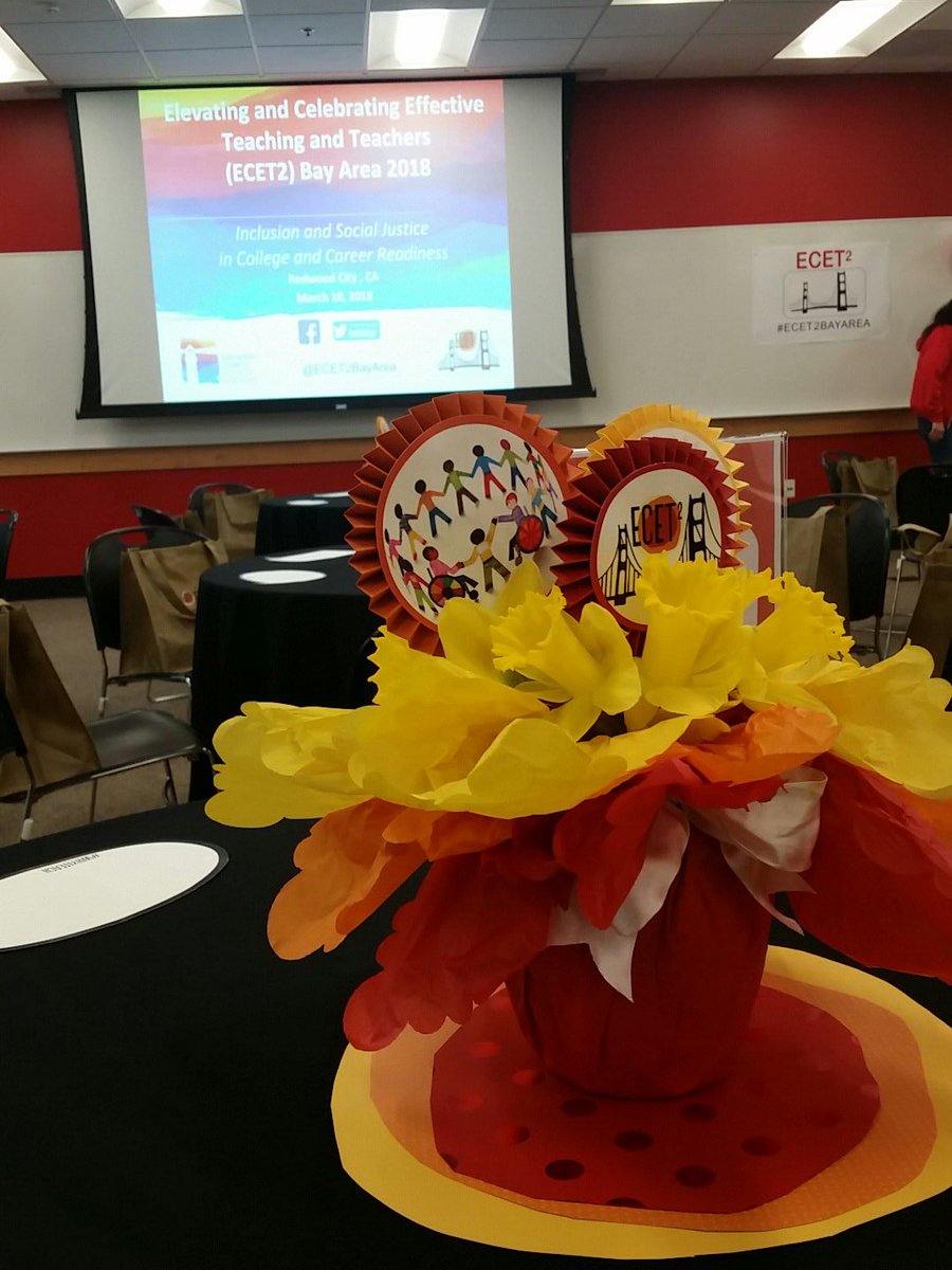 ECET2BayArea's tweet photo. Almost ready for today's #ECET2BayArea convening! https://t.co/UT0gsX19qZ
