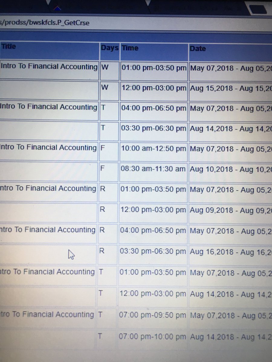 Rishabh_130's tweet photo. @KPUstudents @KwantlenU Could anyone help me with registration of classes? I’m unable to figure out term used for weekdays as shown in the picture
#kpustudent https://t.co/jPB9VF96X9