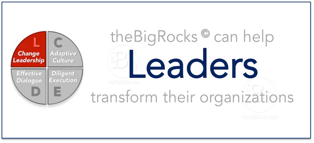 Leading Change thebigrocks.com/changeleaders/