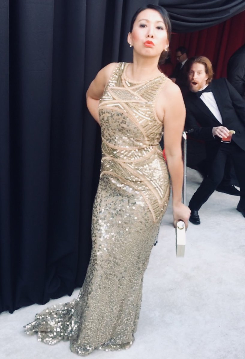 pnb_digital's tweet photo. Thanks @SethGreen for #photobomb  ‘ing my wife during a dramatic pose at @eltonofficial Oscars party! Made our night. https://t.co/Am9NgwnE8K