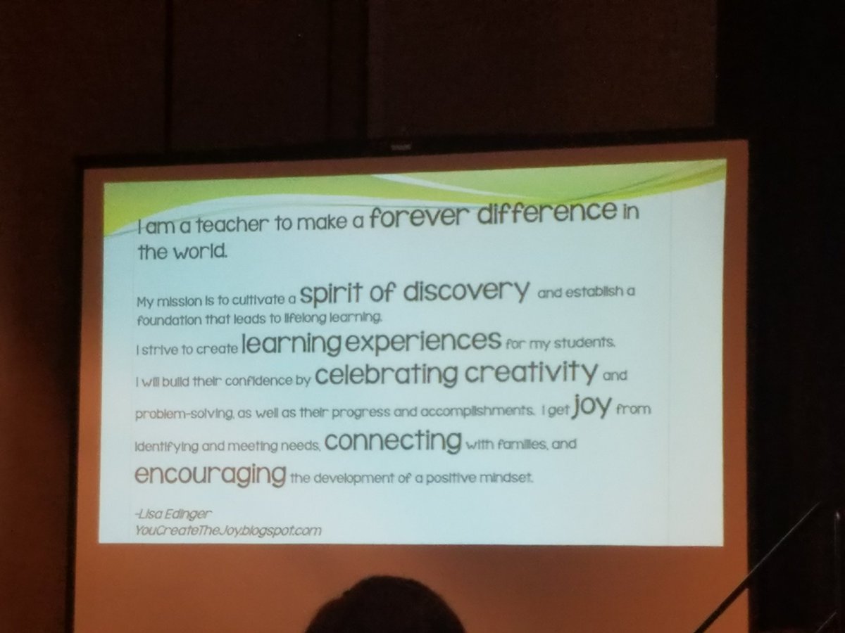 kkgraber1's tweet photo. "I am a teacher to make a forever difference in the world"
#STEM #YouCreateTheJoy https://t.co/fJOhFmo33S