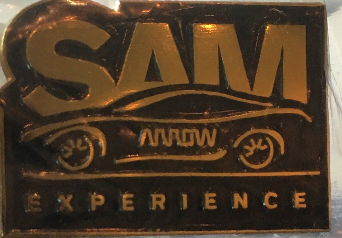 jpappone's tweet image. Only those who have driven the @ArrowGlobal #SAMProject Corvette are given one of these pins. #JustSayin #AwesomeTechnology  @SPMIndyCar fiveyearsout.com/innovations/sa…