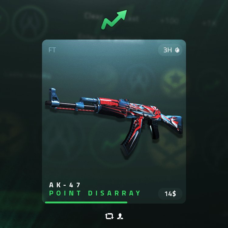 skinupgg's tweet photo. QUICK AK POINT DISARRAY GIVEAWAY 🌊

To enter: 
📌 Comment a 🙂 below
📲 Must Follow us 
🔄 Retweet &amp; Like

3 hours!
https://t.co/60L0nv7KAR 🙂 https://t.co/aF6hcp7vGi