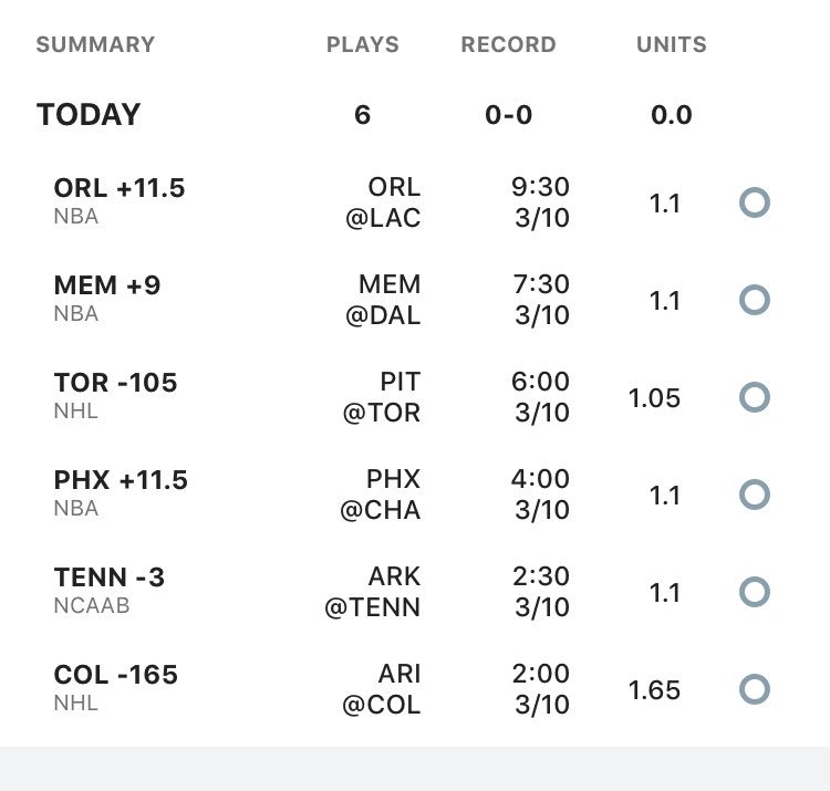 PickSixCapper tweet picture