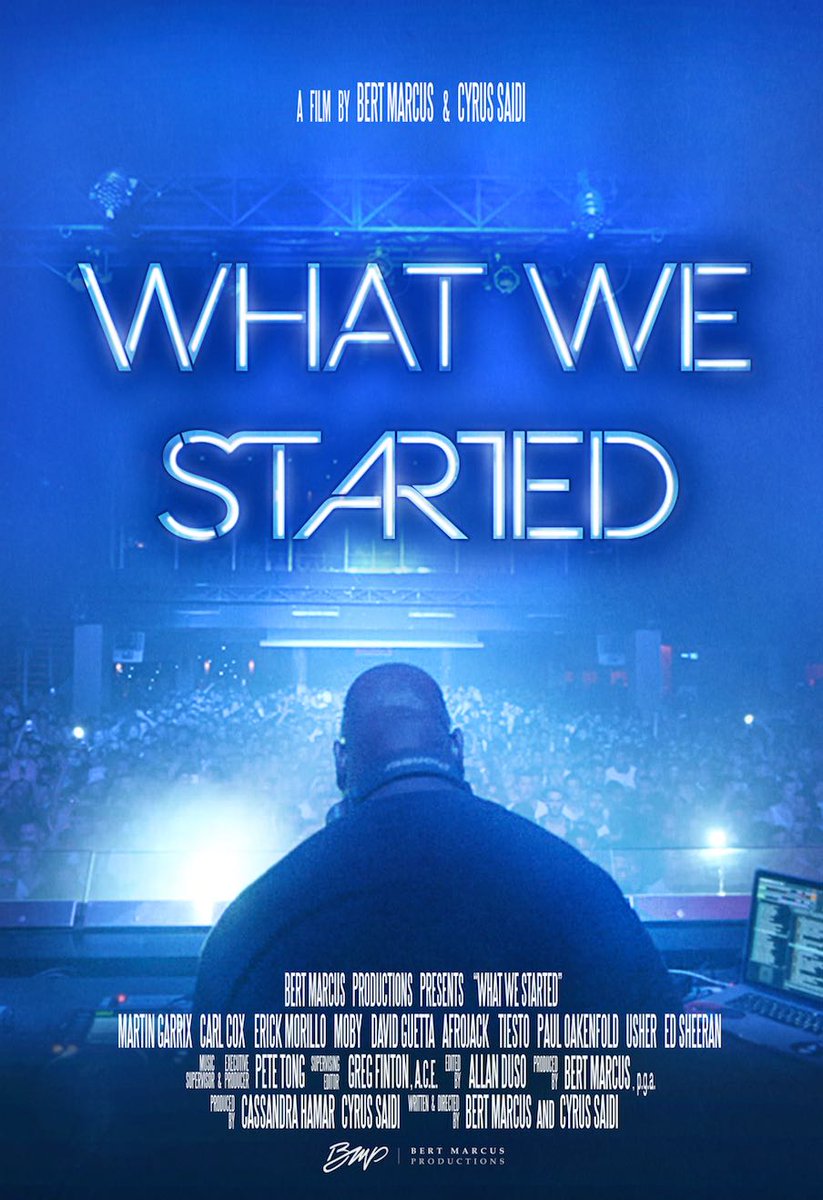 ultra's tweet photo. Be the first to see the new film #WhatWeStarted, featuring Carl Cox &amp; Ultra's own Russell Faibisch!

What We Started focuses on the rise of electronic music &amp; the role that events like Ultra Music Festival have played in this growth.

Preorder on iTunes: https://t.co/DC9wlm67qd https://t.co/NlI75AocOU