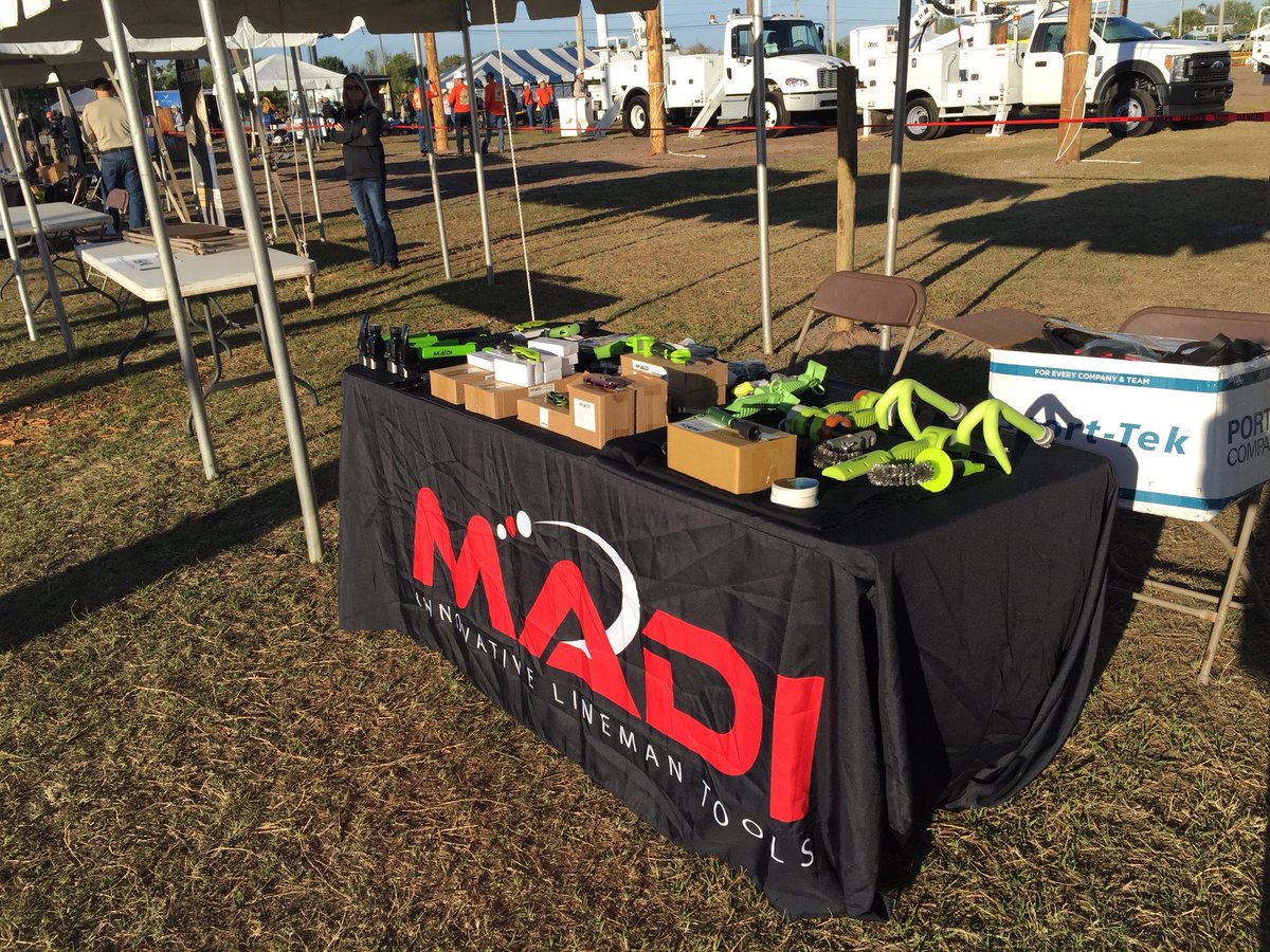 MADI_Lineman's tweet photo. Proud to support the 18th annual Florida Lineman Competition in Kissimmee. #maditools #FLPublicPower #PublicPower #LineLife @flpublicpower #lineman #linemen #lineworker #Kissimmee https://t.co/ylFXqYr8E1