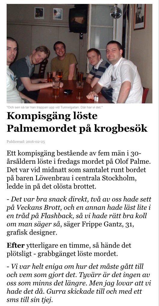 Planen för kvällen