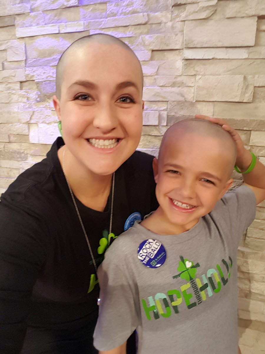 rainbow_brite13's tweet photo. 🍀💚 #HopeThroughHollis #StBaldricks #ChildhoodCancerResearch #RockTheBald #ThirstyLion #KeepItCut @StBaldricks @thirstylion @azfamily @KeepItCut https://t.co/F40G2msrb0