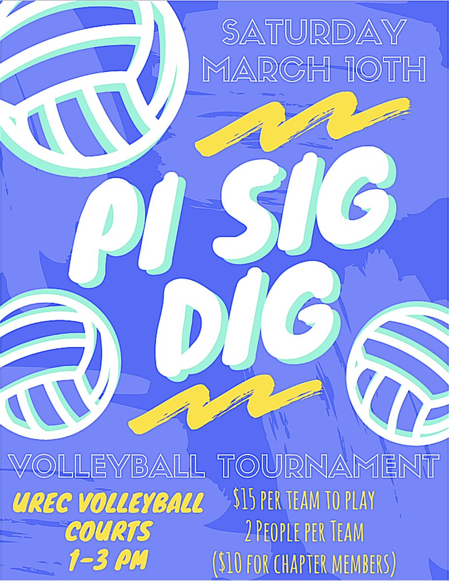 TODAY IS THE DAY!!! 1-3pm at the UREC courts!! SEE YOU ALL THERE!
docs.google.com/forms/d/e/1FAI… sign up to play now!!