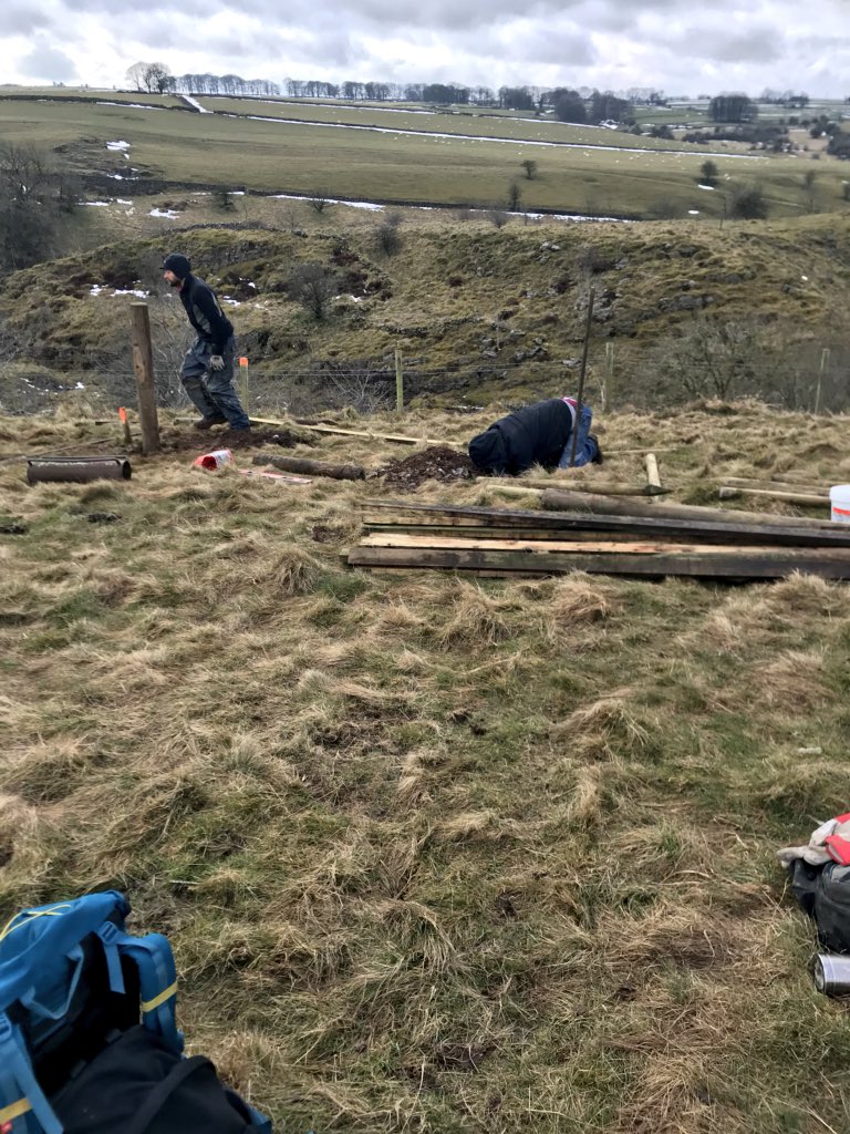 RTNSheffield's tweet photo. Cold day on RTN on Tuesday with Natural England . Beautiful views though ! @PhoenixFutures1 @shanekimberley2 https://t.co/JlbszDD69Z