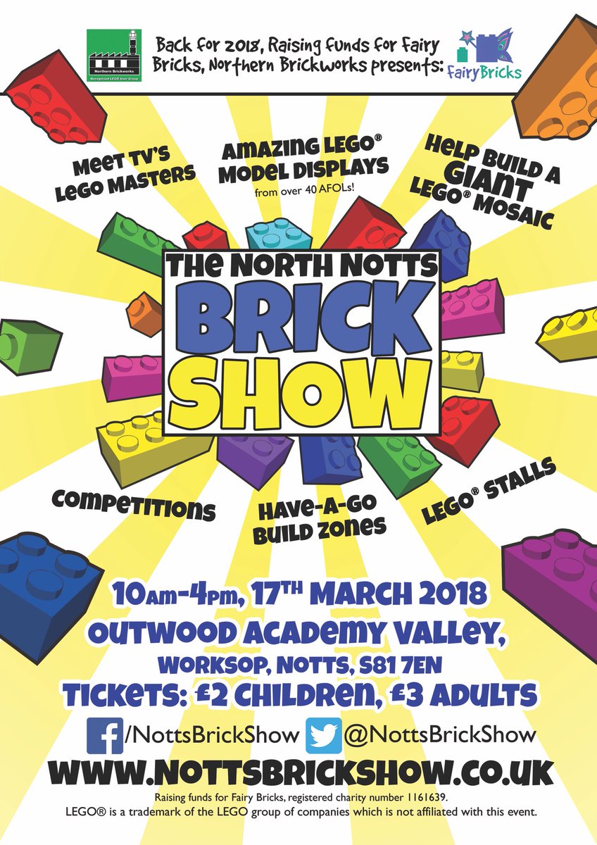 There’s just 1 week to go until our amazing #LEGO Show!! Who is coming along to this brilliant event in #worksop