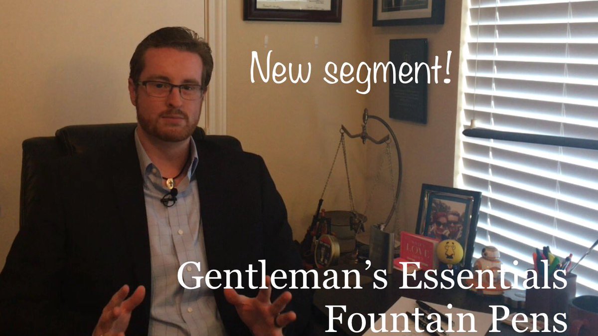 GentlemansCorn1's tweet photo. Please join me on a new segment: Gentleman’s Essentials! This week, budget fountain pens! https://t.co/EvamIDdRzW #gentlemanscornerreview #fountainpen #gentlemansessentials #budgetgentleman #gentleman #vintagegentleman https://t.co/aS1sYxeBip