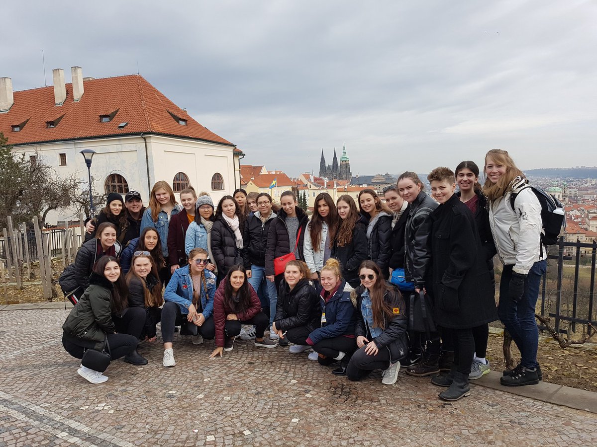 missbeaudet's tweet photo. This city is absolutely gorgeous!!! #Prague #CzechRepublic #eurotrip2018 @TheSHSM https://t.co/LeaSFgPsLN
