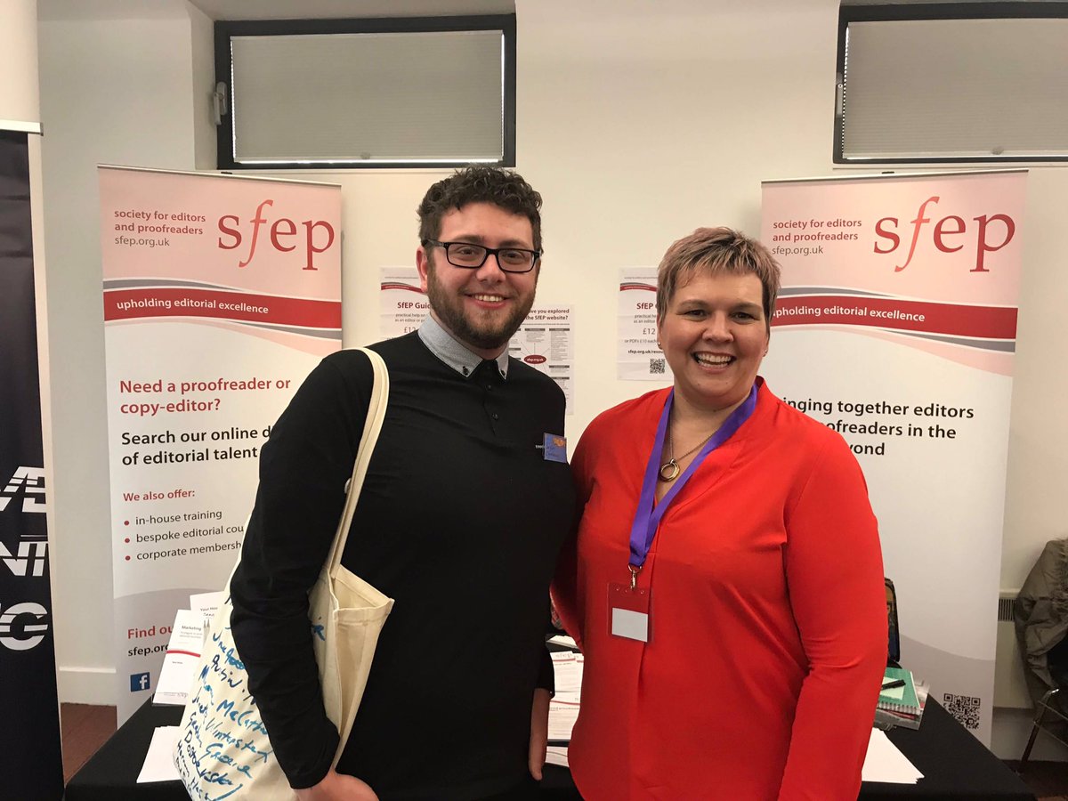 dinnydaethat's tweet photo. The first visitor to @TheSfEP stand yesterday was @JesseCameron44, who is keen to join us for support and training.
It was great to meet you, Jesse! Look out @EdinEdits β he's coming to a local group meeting soon! #SYPVS #amediting https://t.co/hXRogfbhI4
