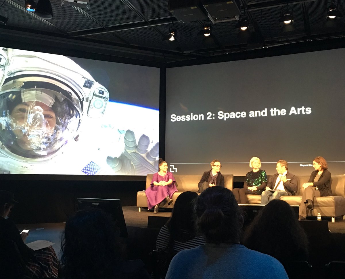 getinterwoven's tweet photo. Art teaches us the dream.  “We have to be able comfortable living with uncertainty”. Tom Sachs #beyondthecradle2018 #SEArch+ https://t.co/eu8qI4gKmw