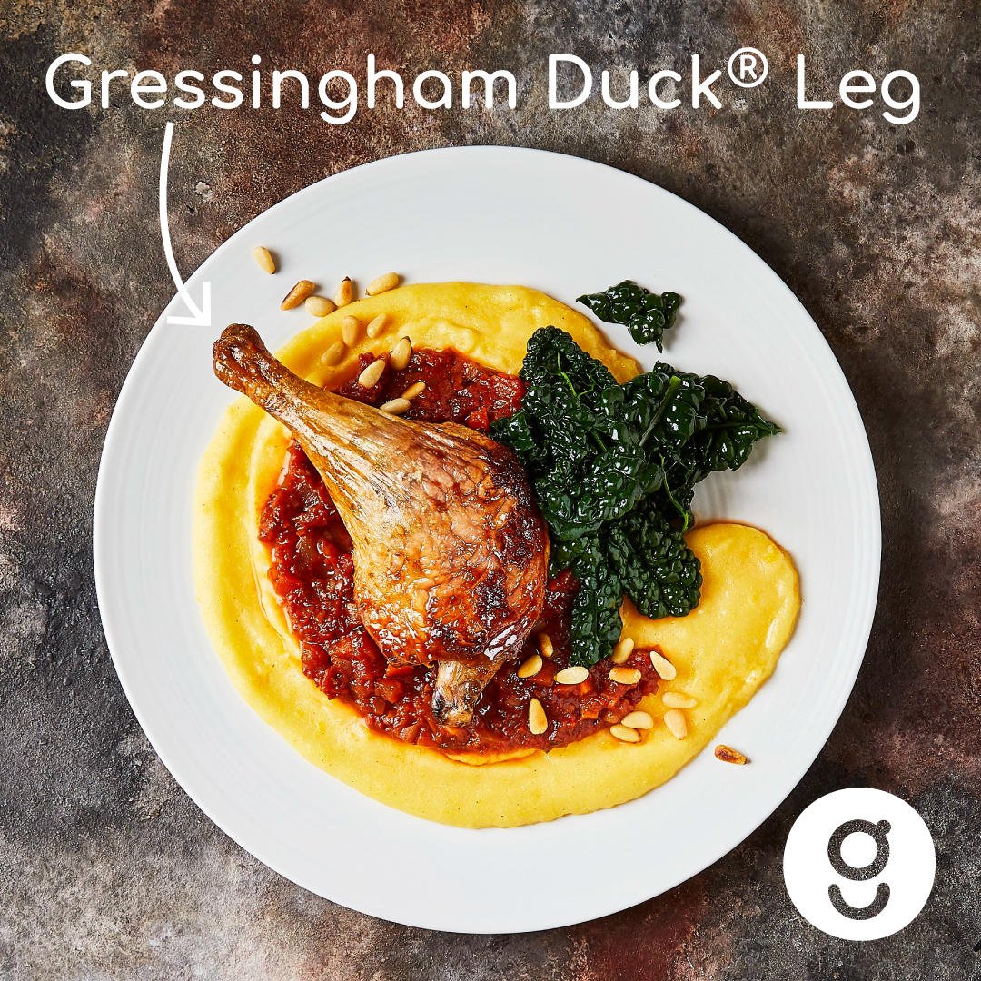 goustocooking's tweet photo. We have @RemarkableDuck in a number of our #FineDineIn dishes, like this Tuscan Braised Duck With Red Wine, Rich Cheese Polenta & Cavolo Nero recipe thatโs on the menu right now!
#GressinghamDuck https://t.co/GD1UjHe2PG