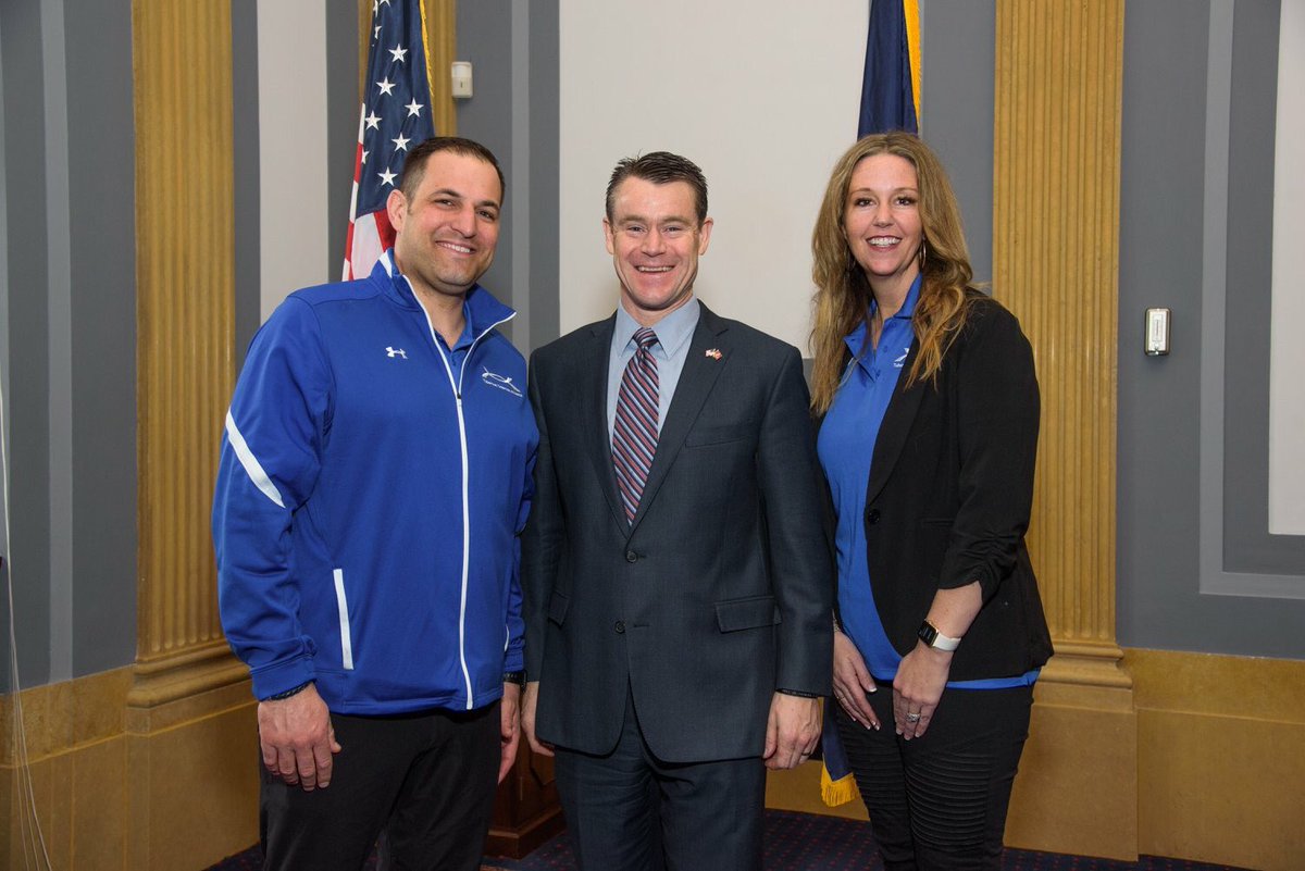SenToddYoung's tweet photo. From #HigherEdAct reauthorization &amp; medical research funding, to legislative priorities of Hoosier veterans &amp; access to sign language interpreters, I heard from Hoosiers who have traveled to DC to advocate for the issues that matter most to them during this week’s #HoosierHuddle https://t.co/2uqdYXreTN