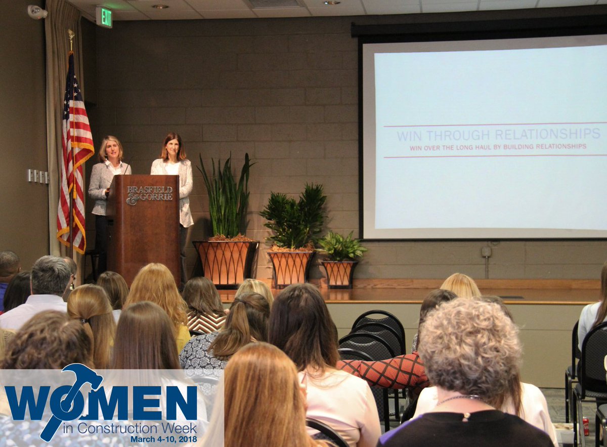 BrasfieldGorrie's tweet photo. In observation of Women in Construction Week, our regional offices hosted events and activities with female leaders in our industry, who shared their insights and perspectives. Thank you for joining us this year for #2018WICWeek! https://t.co/jpQFiXwKsL