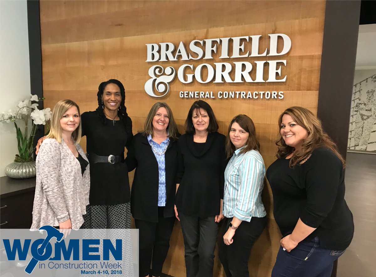 BrasfieldGorrie's tweet photo. In observation of Women in Construction Week, our regional offices hosted events and activities with female leaders in our industry, who shared their insights and perspectives. Thank you for joining us this year for #2018WICWeek! https://t.co/jpQFiXwKsL