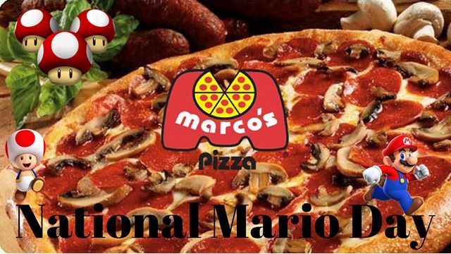 ScoreLittleRock's tweet photo. Marco's Pizza NWA is celebrating the most famous video game character ever created "MARIO"!! Take advantage of our 2 medium 2 topping pizza special for $7.99/each and make sure to get some mushrooms in honor of Mario! 🍕🍕🍕 #MarcosPizzaNWA #NWA #Marcos… https://t.co/zvreMsGxsW https://t.co/zV0rUiT4j2