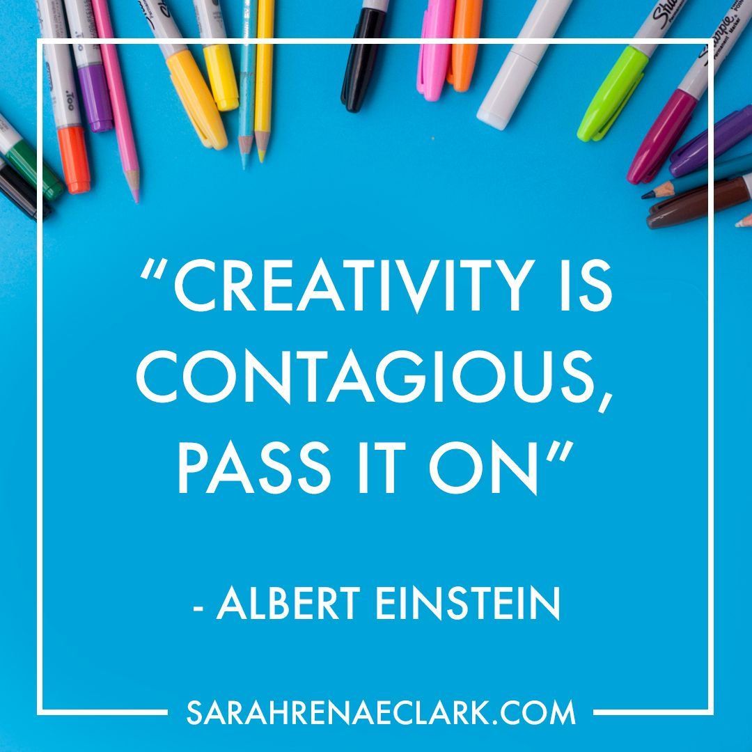 SarahRenaeClark's tweet image. Pass it on! #creativity #creativityiscontagious #quotes
