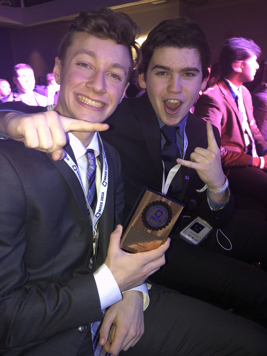 Congrats to Jack Martin and Ryan Warner for being a top 10 finalist in Entrepreneurship Promotion Plan! #ghscommunity