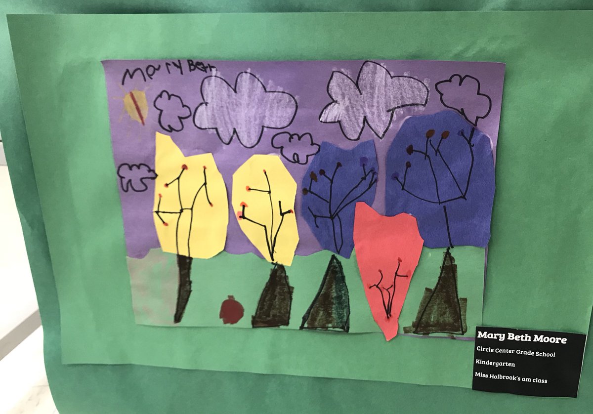 Mrs_Moore1's tweet photo. I am so proud of my little artist and all of the Y115 students who have work displayed or who are performing today!   #futurefoxes #yorkvilleproud https://t.co/QTTxg700Gi