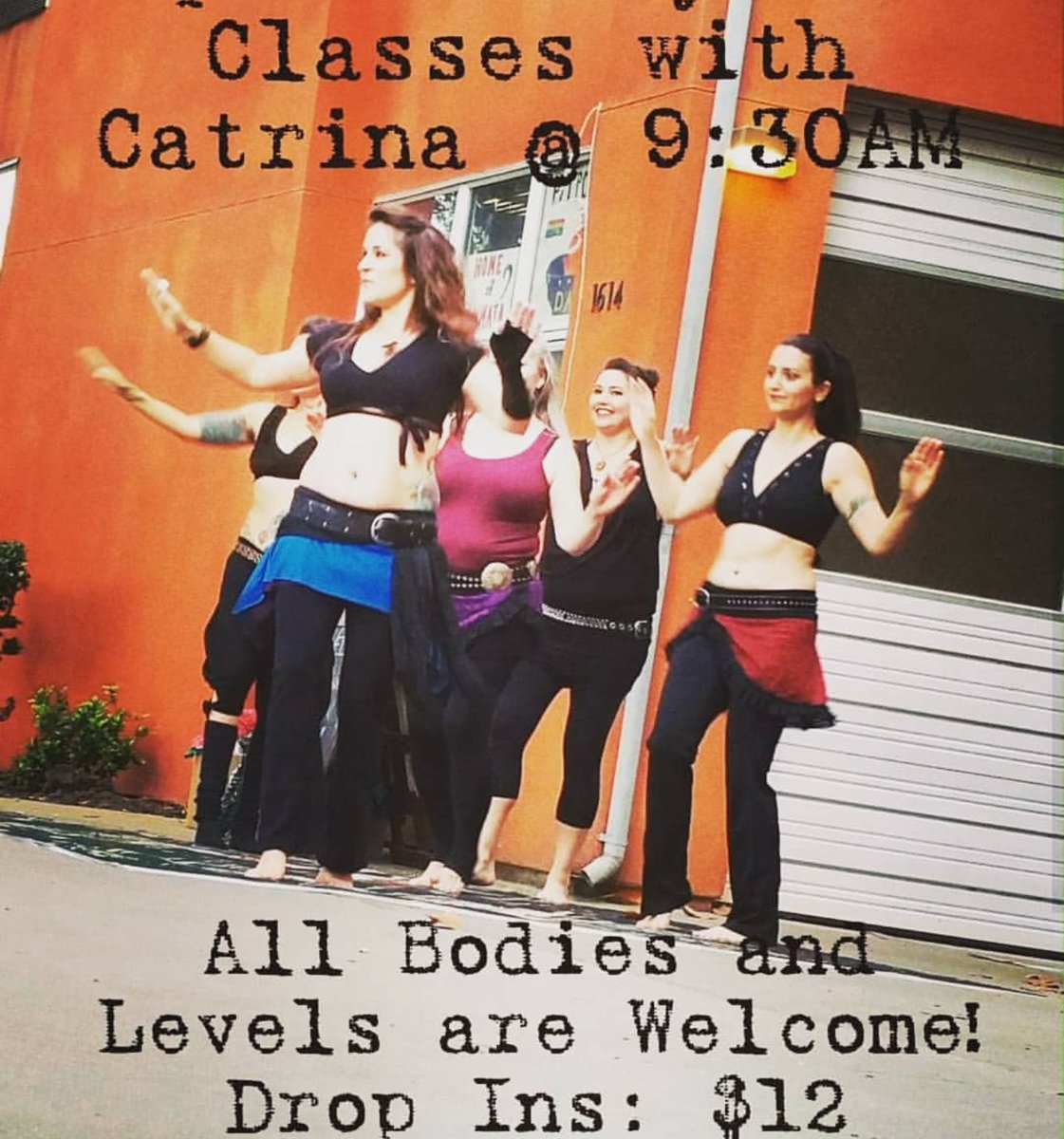 HotPotStudios's tweet photo. Saturdays at #hotpotstudios ! Check out a class from our amazing line-up! No previous experience required, and it's just $12. 
9:30 am Tribal Fusion (Catrina)
10:45 am Level 1 ITS
12 pm Intro to Bellydance (Shelly)
1:15 pm Fire Flow Arts (Matthew) https://t.co/0Ix8wz4hzN