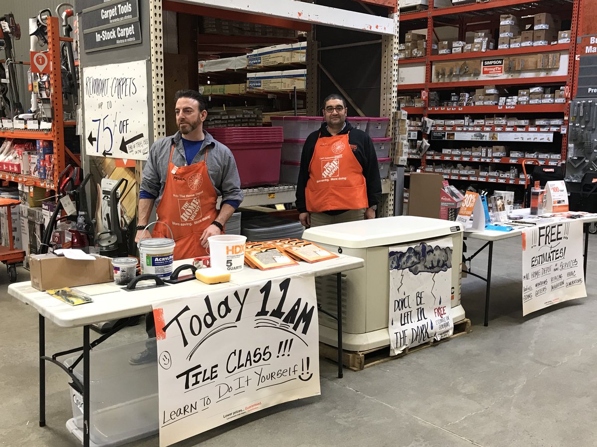 Pat06858216's tweet photo. Here at the Home Depot we do it all https://t.co/phzaF3oE2C