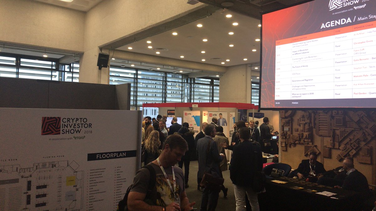 liberalcoins's tweet photo. We are at the crypto investor show in London! #CryptoInvestorShow  #cryptocurrency #liberalcoins https://t.co/q6W6F64fHK