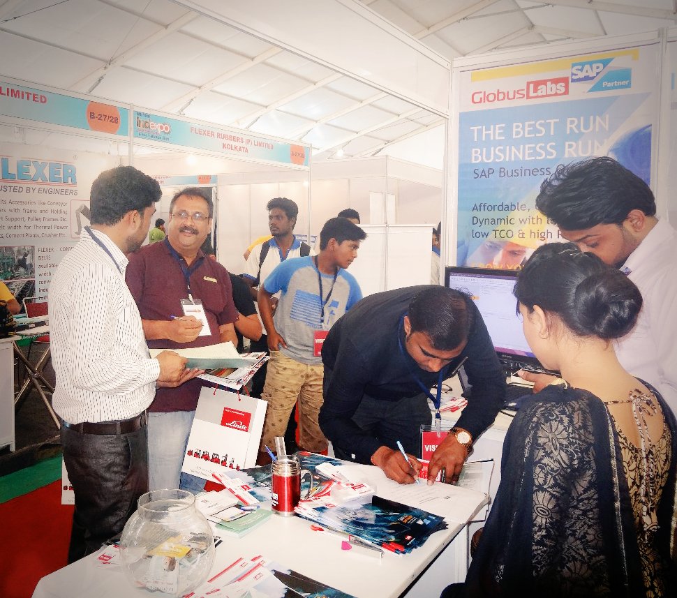 iamzeeali's tweet photo. @globus_labs  #SapBusinessOne team in action at #indexpo Jamshedpur. #Day2 
@AzaharAhmad01 @resham_gl @shahnawazk750 @anil_marali @satishkumarm @Kapil_shine @miteshrgandhi https://t.co/UnAyd0Y4LJ