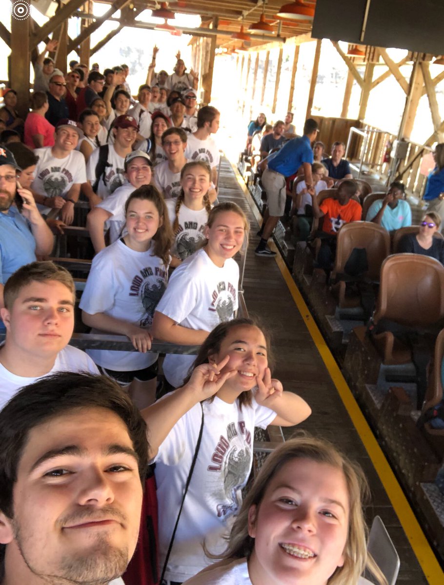 RowlettHSBand's tweet photo. Six Flags Fiesta Texas with the MEB! https://t.co/dr46UyMMN2