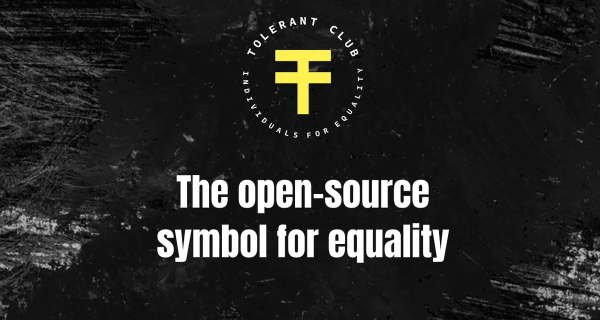 equality_symbol's tweet photo. Hello, world. Please welcome the new open-source symbol for Equality. https://t.co/OKZysnaoSw #tolerantclub https://t.co/2FnF17qlNt